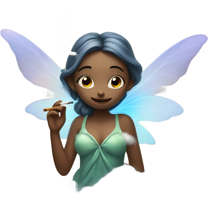 Fairy smoking emoji