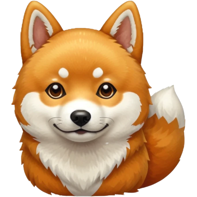 Sukurk šuni baldoga 70bit pixel art emoji