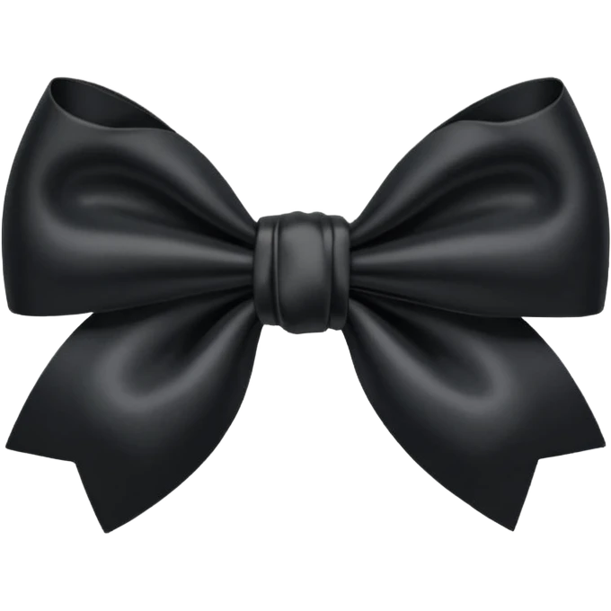 black bow emoji