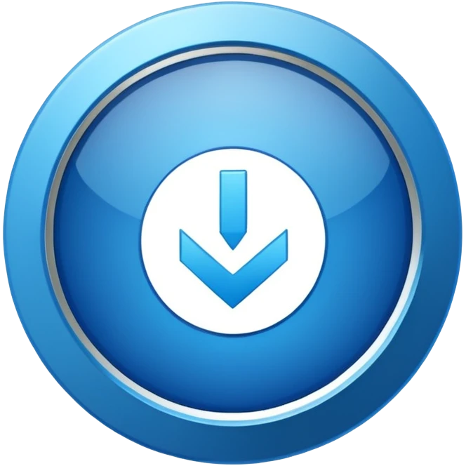 Badge certification insta en bleu  dans un rond et une fleche blache emoji