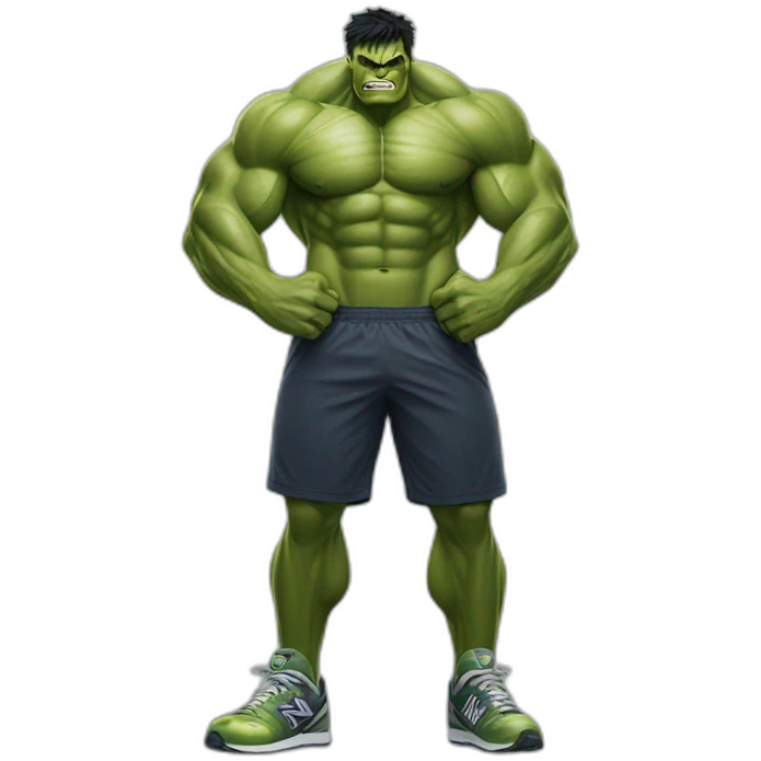 hulk in new balance emoji