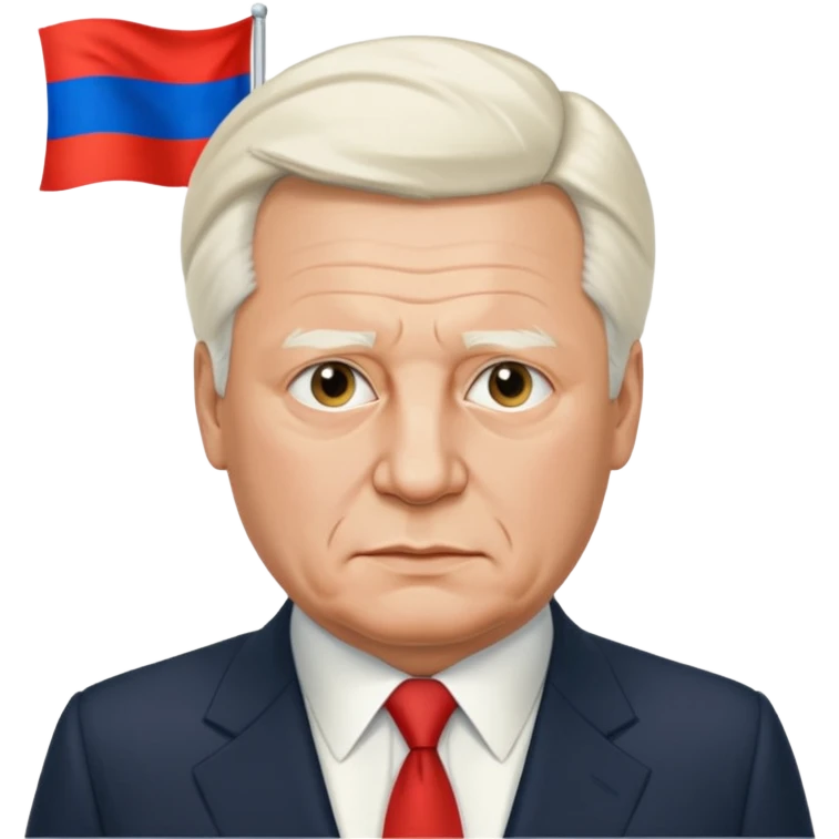 Boris Eltsin and Russian 1991 flag emoji