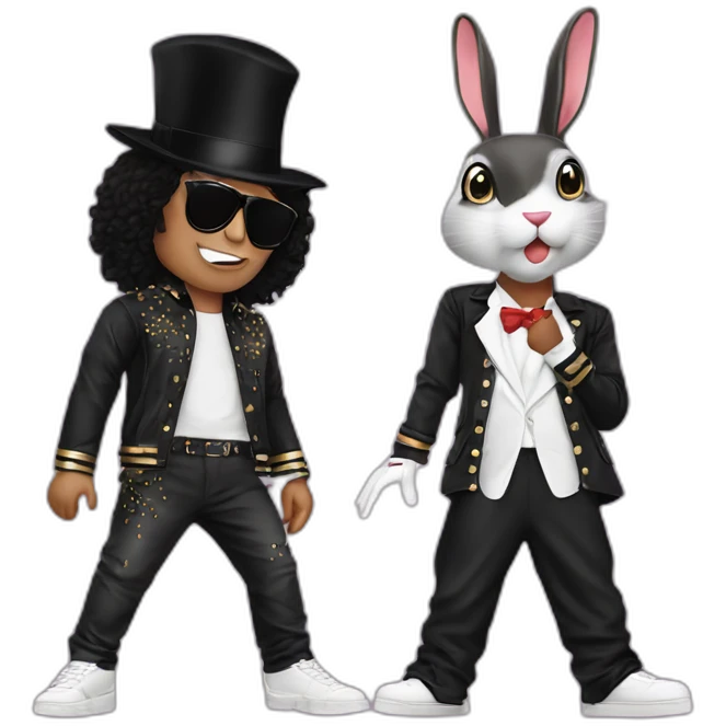 Bad Bunny vs Michael Jackson emoji