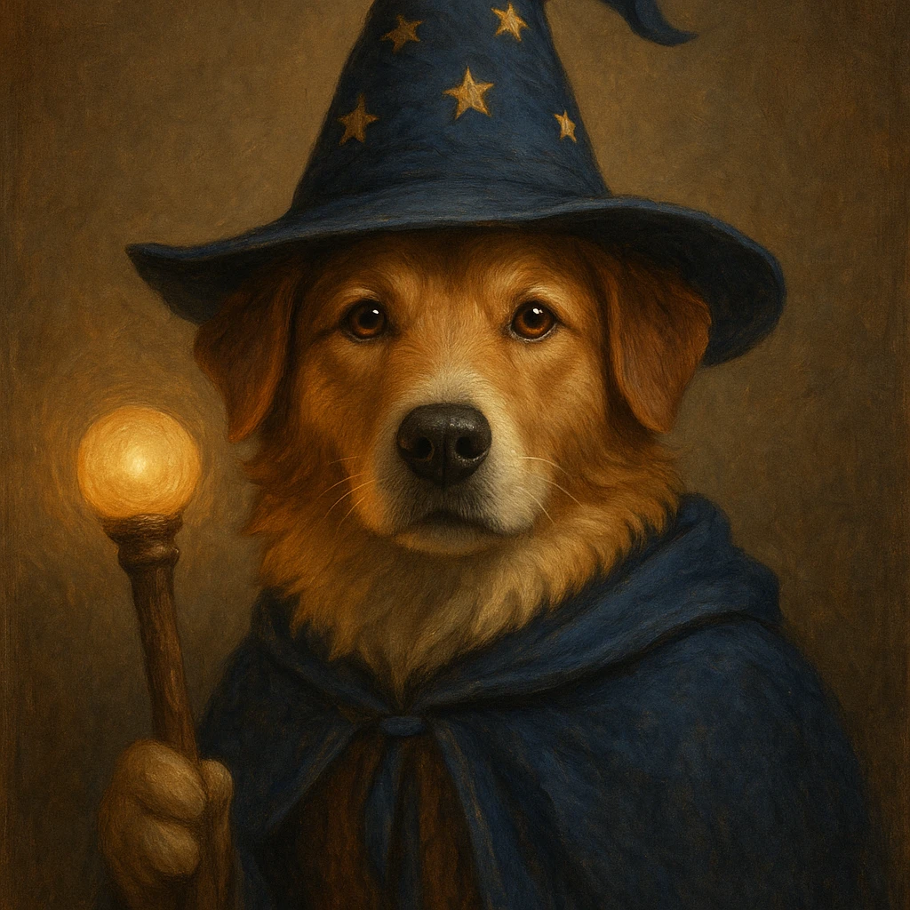 wizard dog1 emoji