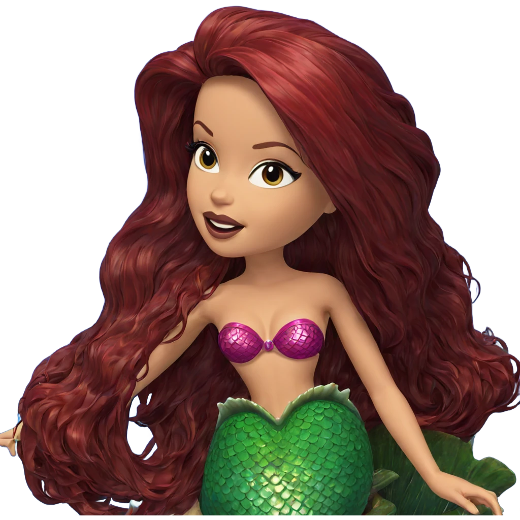 mermaid in shell bikini emoji