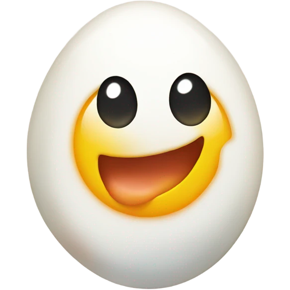 Dancing fried egg emoji