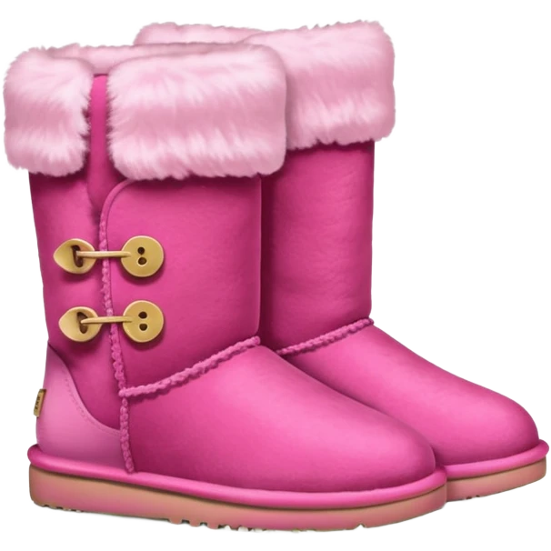 Pink uggs emoji