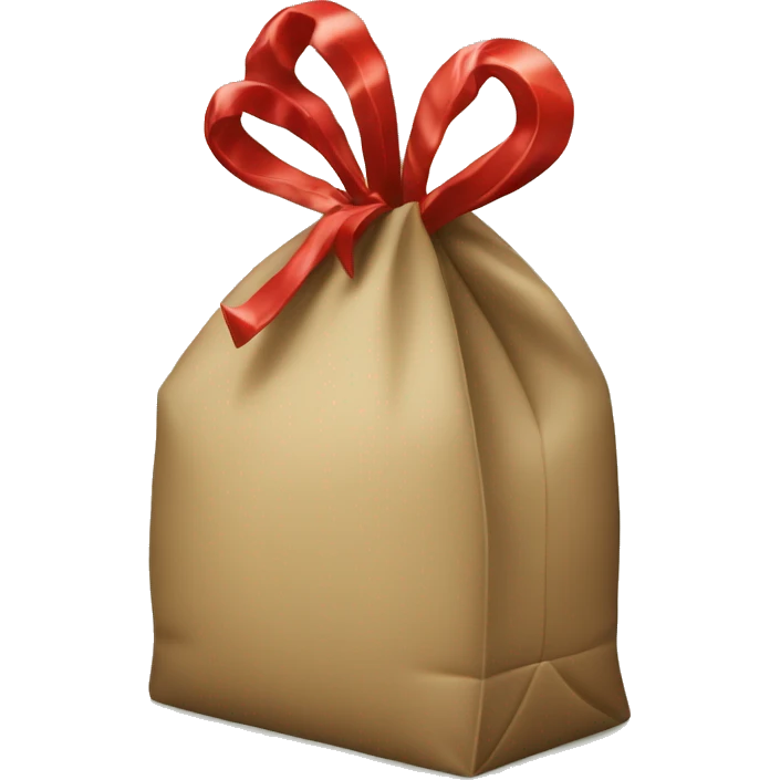 Christmas bag emoji