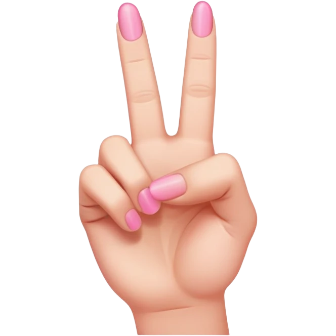 Pink middle finger  emoji