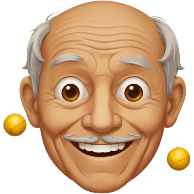 big ol bouncing old man balls emoji