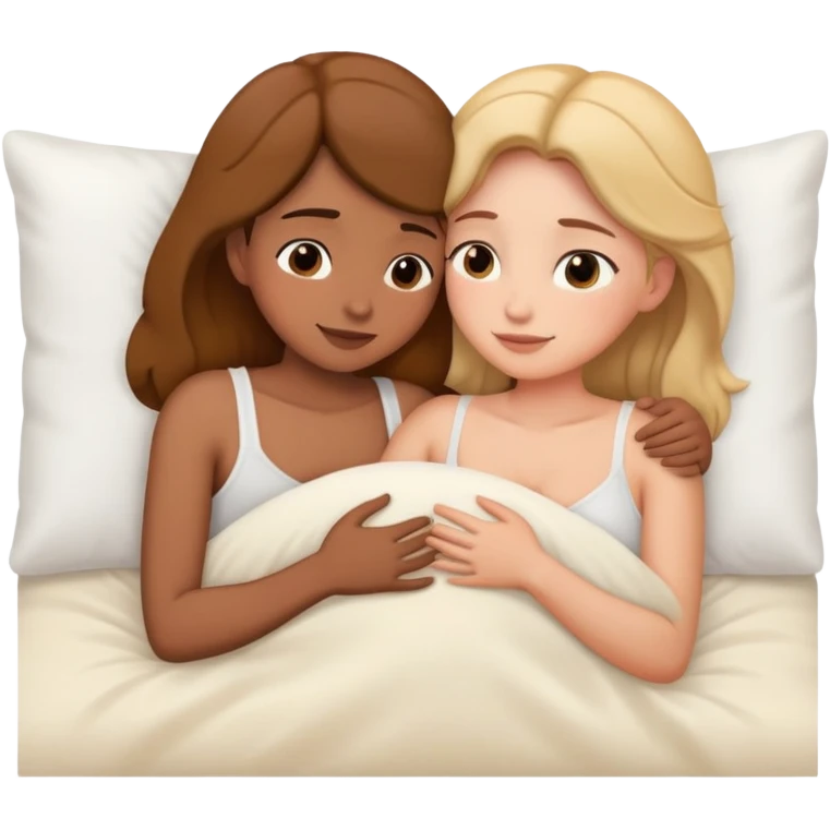 coppia che si abbracciano a letto emoji