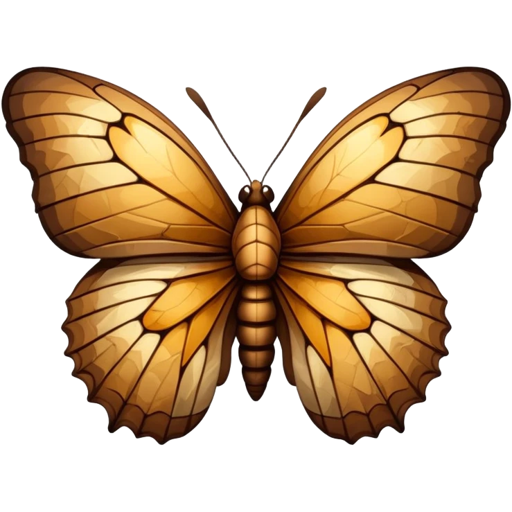 crackled dead butterfly emoji