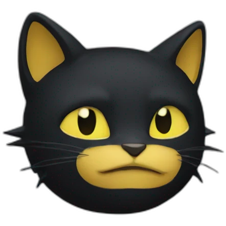 Chat noir emoji