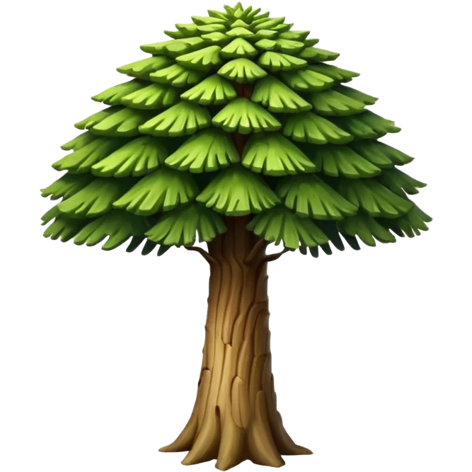 A Brazilian araucaria tree emoji