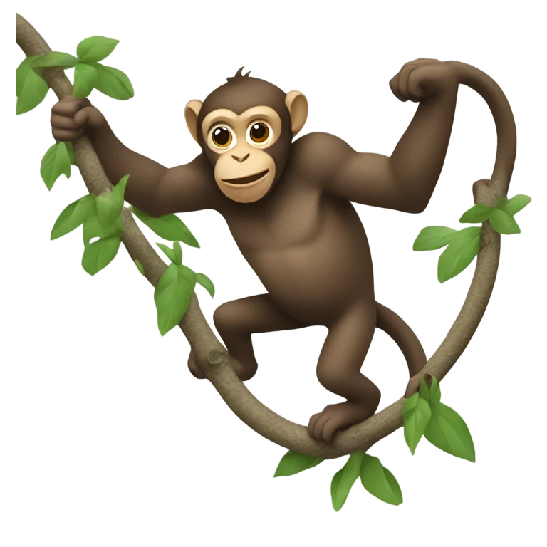 Monkey climber emoji
