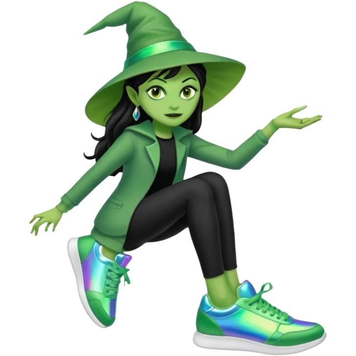 Elphaba sneakers emoji