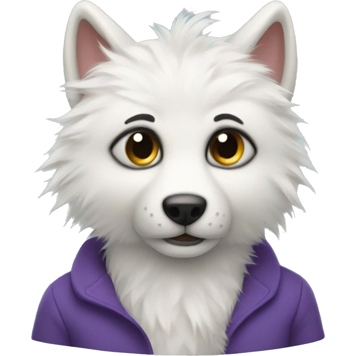 white fur tail emoji