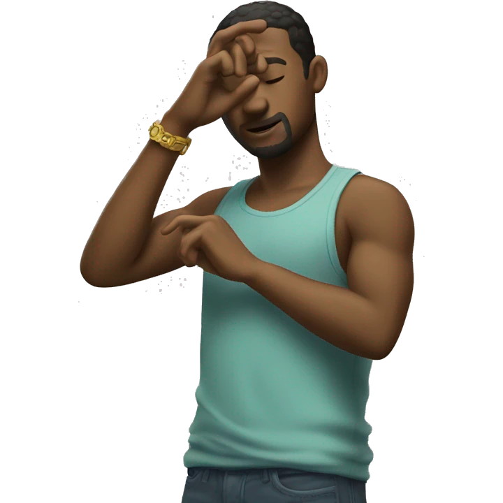 Dab ✌️🙅‍♂️ emoji