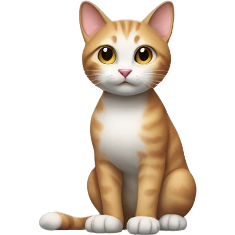 cat standing on two paws emoji