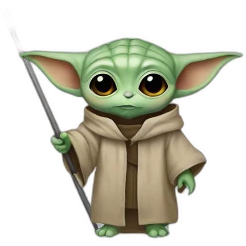 baby yoda  Ukraine flag emoji