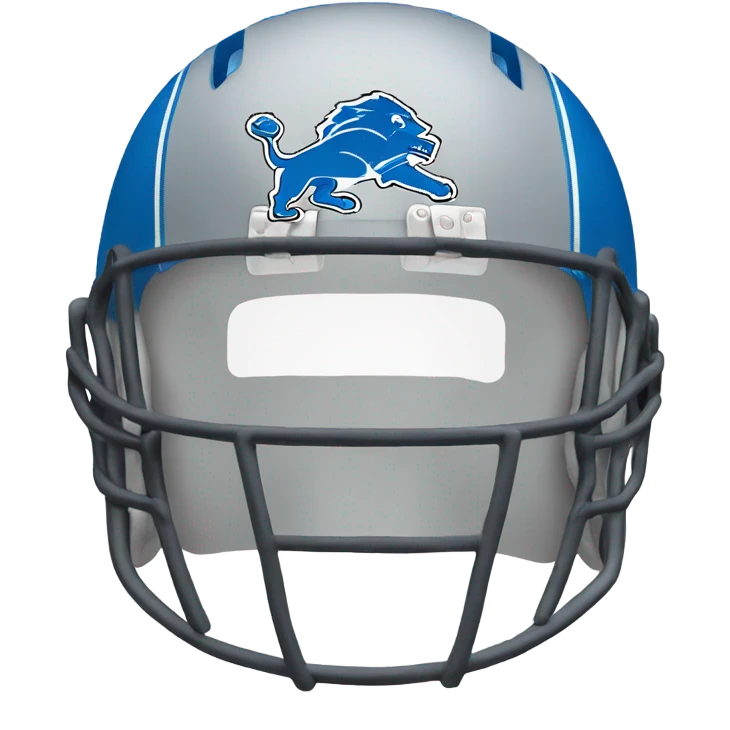 Detroit Lions helmet  emoji