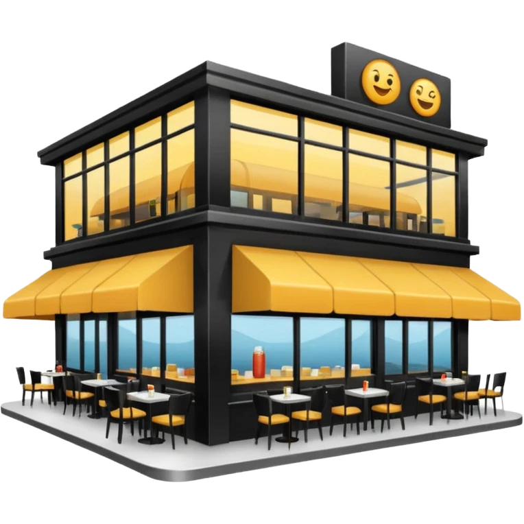 restaurant outside emoji