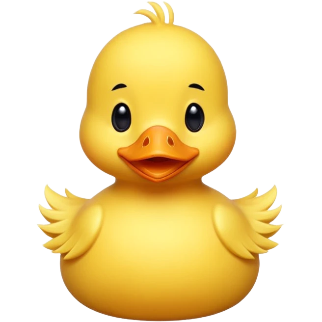 Cute yellow Duckie  emoji