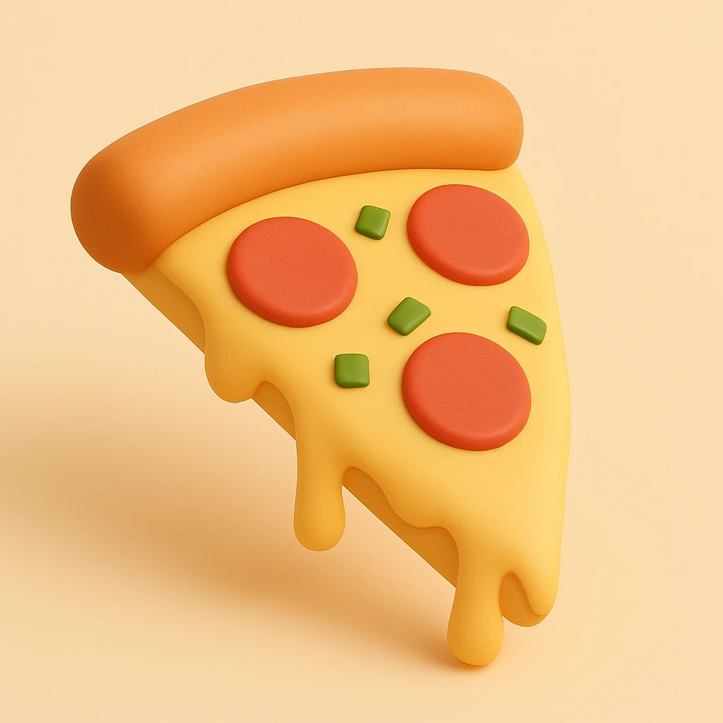 slice of pizza emoji