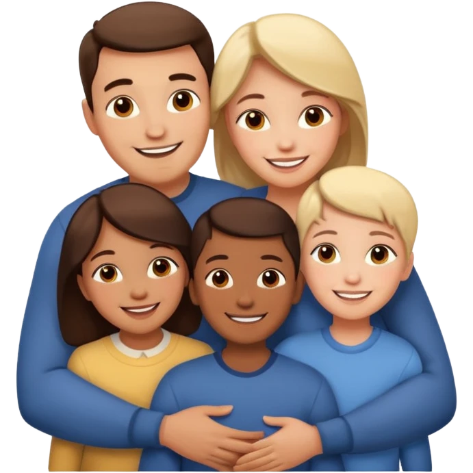 Happy family emoji