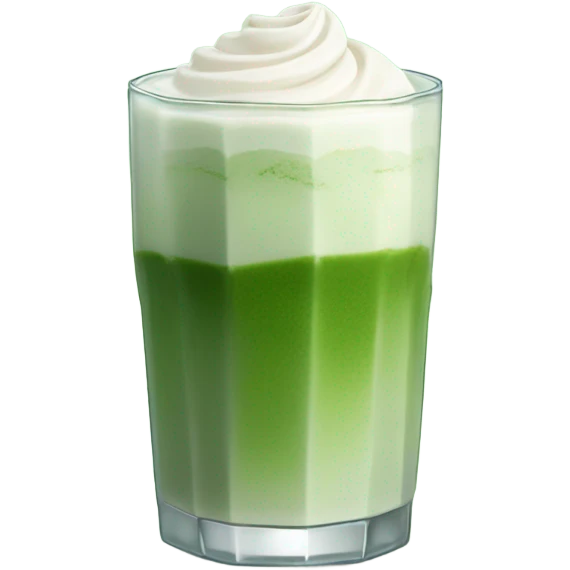 Ice matcha emoji