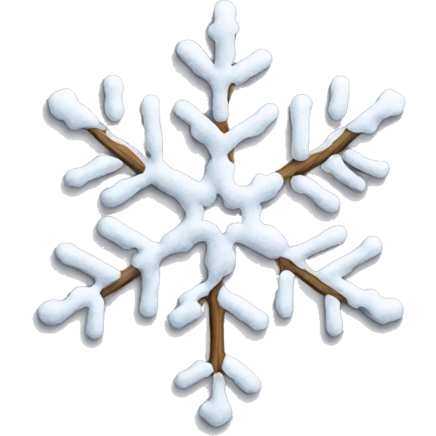 snow flakes emoji