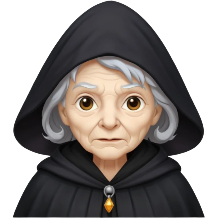 black old witch emoji