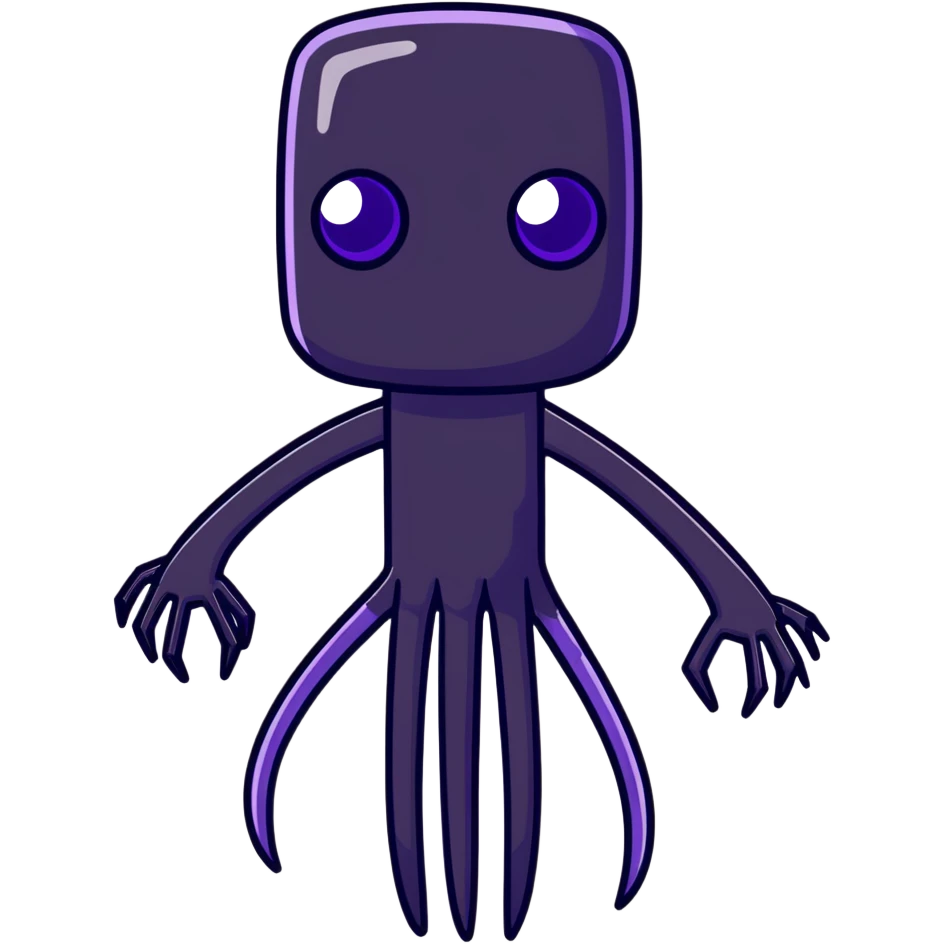 Minecraft Enderman emoji
