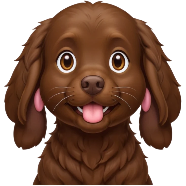 Boykin spaniel blowing kiss  emoji