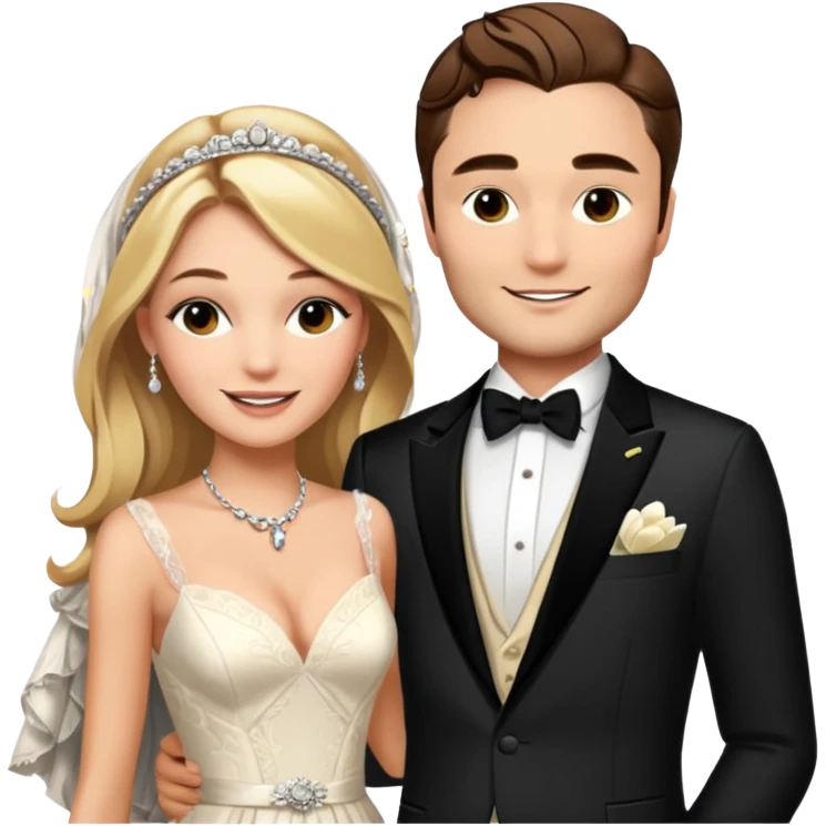 Serena van der Woodsen Marry with chuck bass emoji
