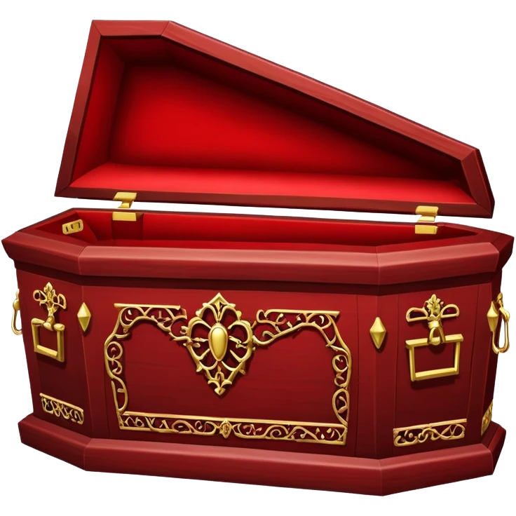 gothic coffin red emoji