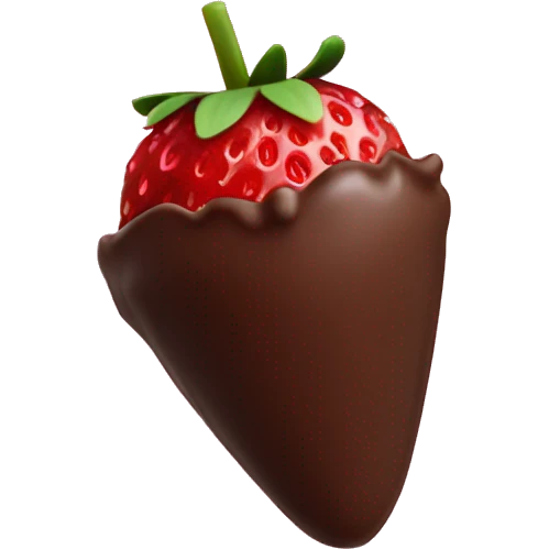 chocolate covered strawberries  emoji