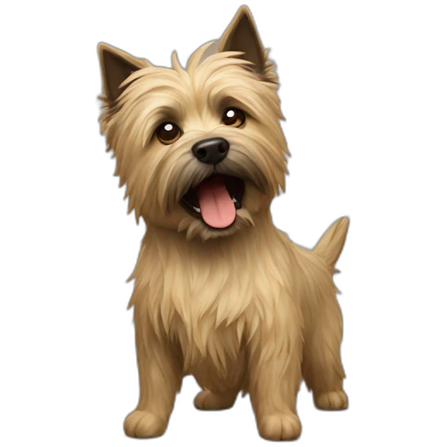 cairn terrier barking emoji