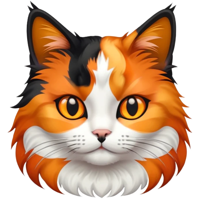 Calico cat emoji