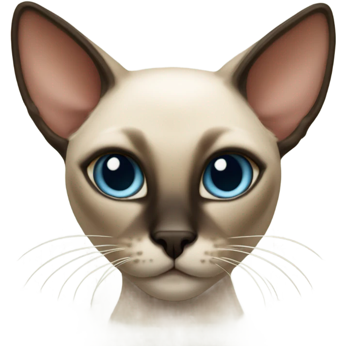 Siamese cat with antlers emoji