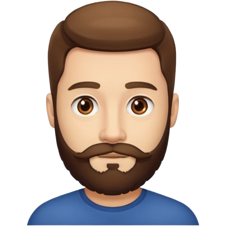 head with beard emoji