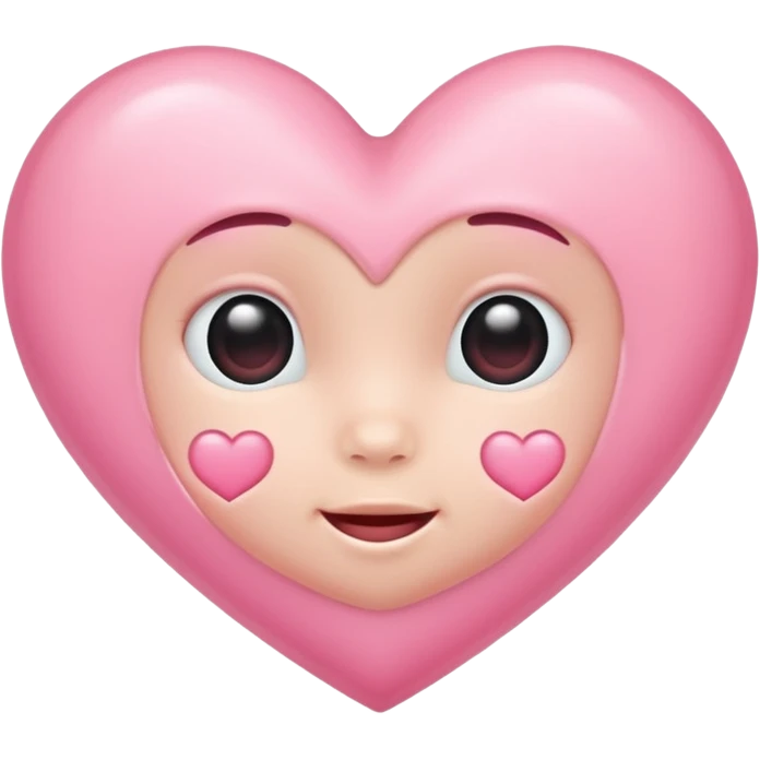 Baby pink heart emoji emoji
