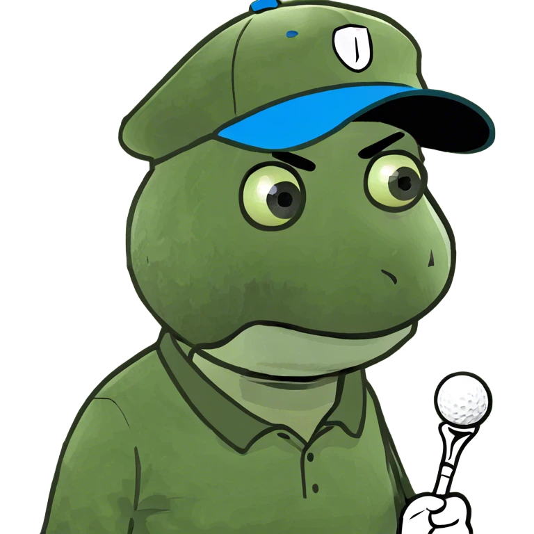Golf cheater emoji