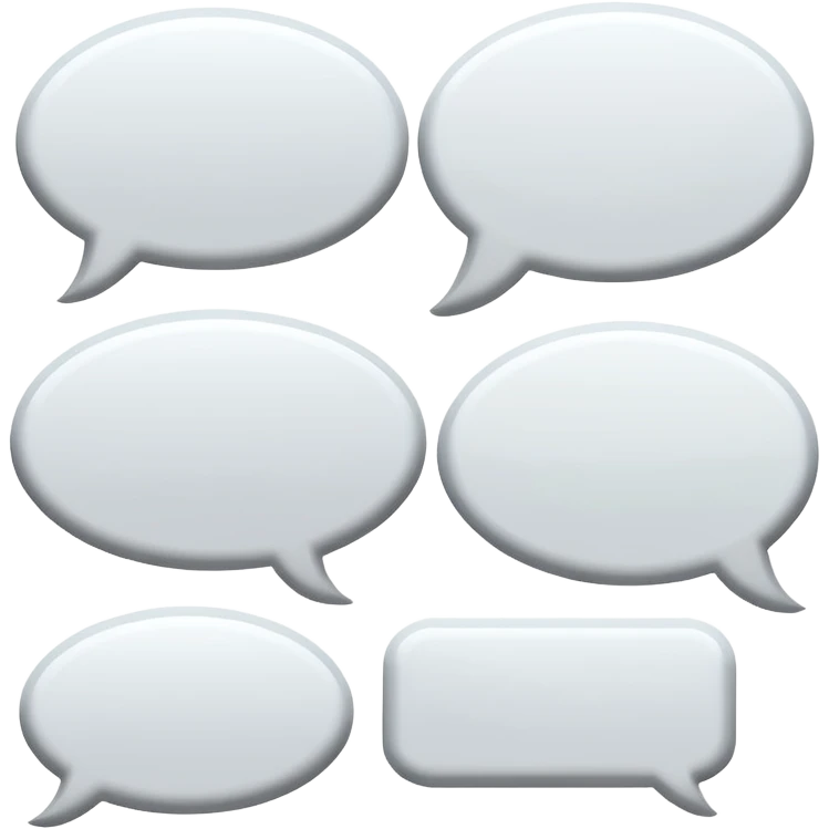speech bubbles emoji