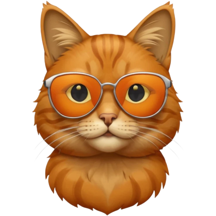 Cat wearing sunglasses emoji