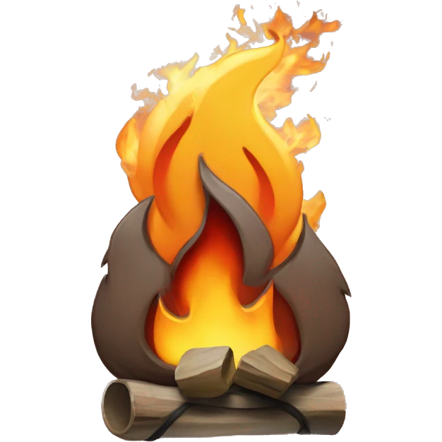fire and waer emoji