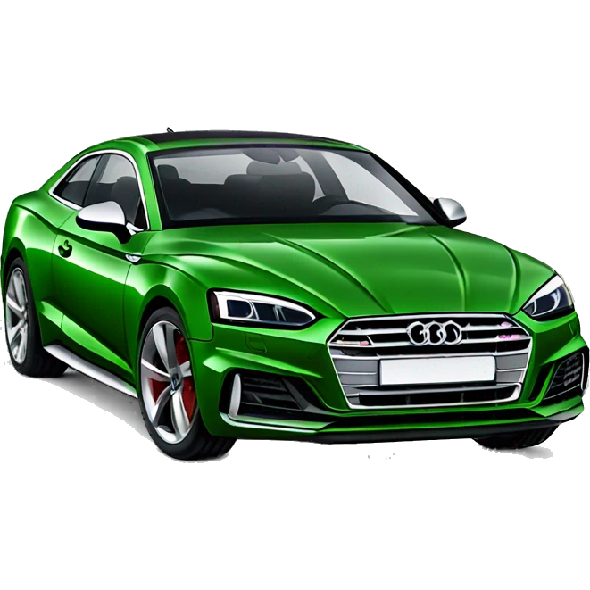 Green Audi s5 emoji