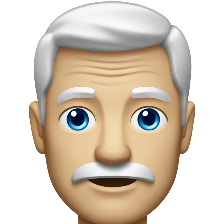  old man with blonde hair and blue eyes with huge muscles emoji