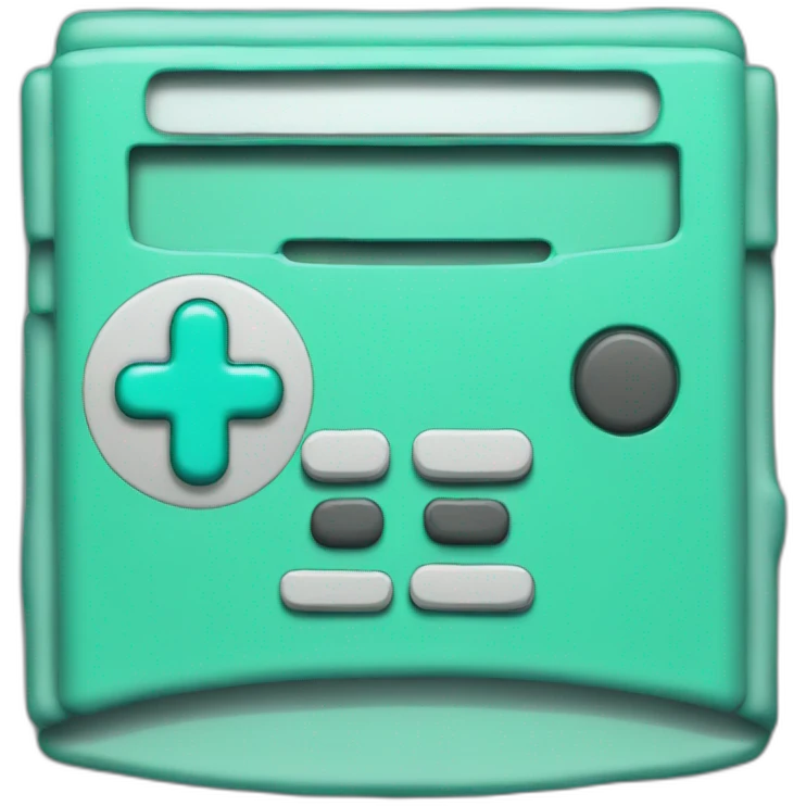 gameboy color turquoise emoji