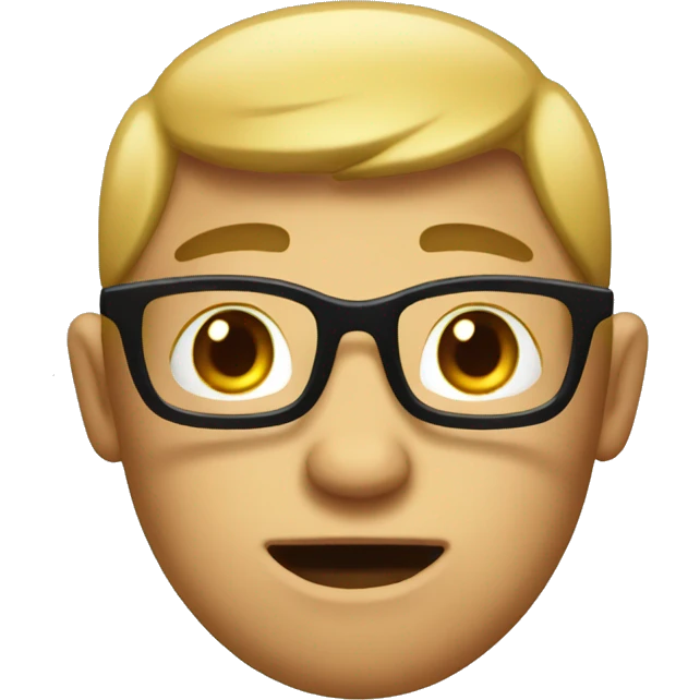 Funny cute emoji, don't want to work emoji